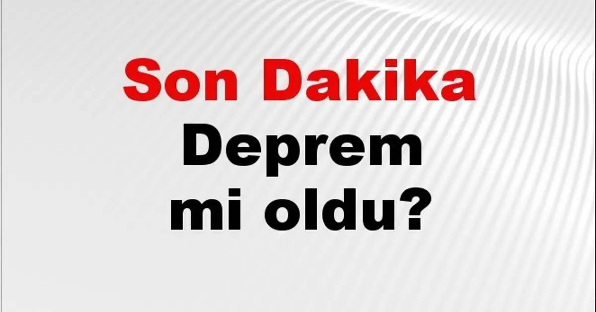 Son dakika Muğla'da deprem mi oldu? Az önce deprem Muğla'da nerede oldu? Muğla deprem Kandilli ve AFAD son depremler listesi 17 Nisan 2026